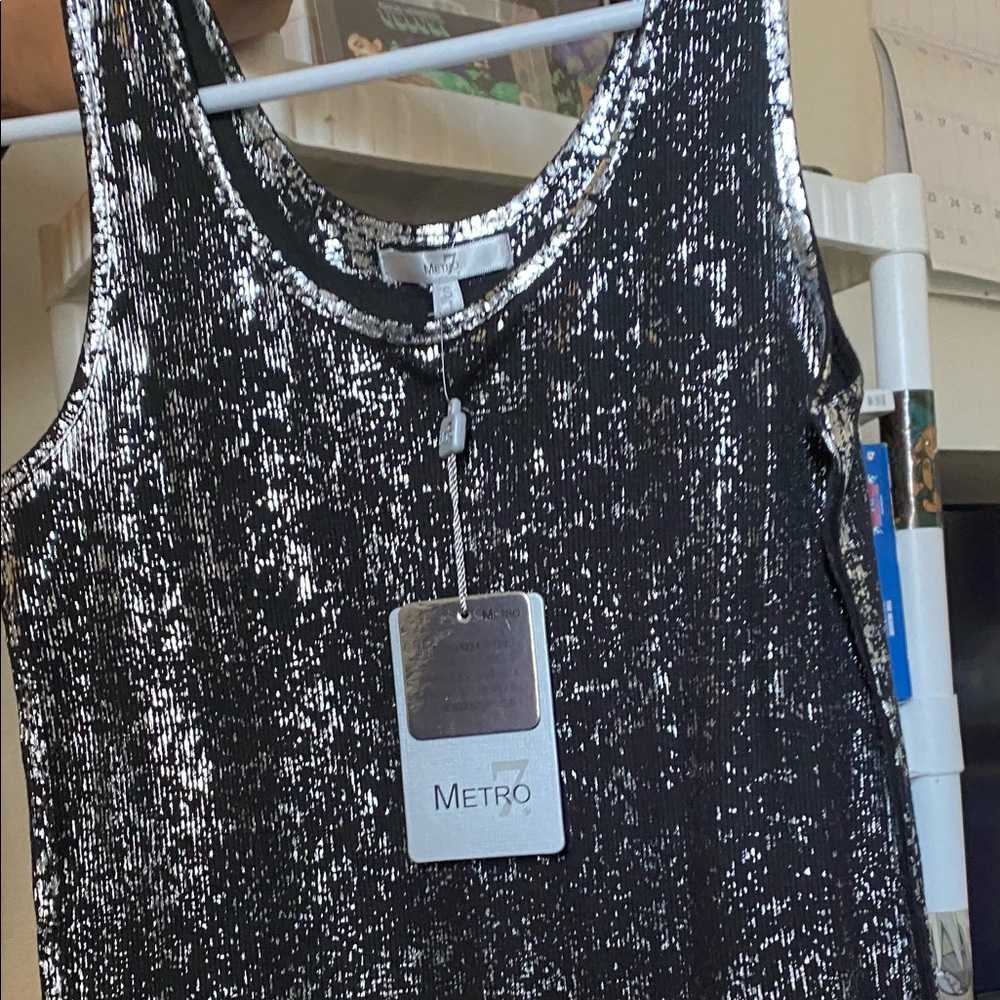 Metro 7 Metallic Tank Top